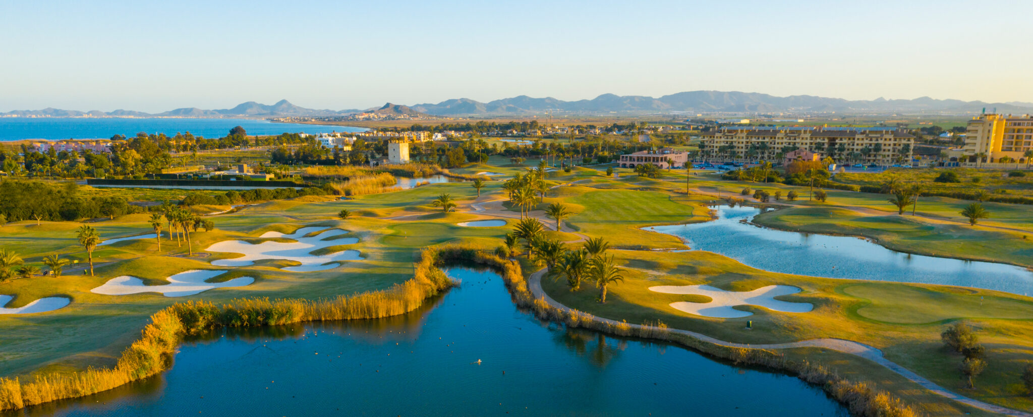 Aerial panoramic of La Serena Golf Course