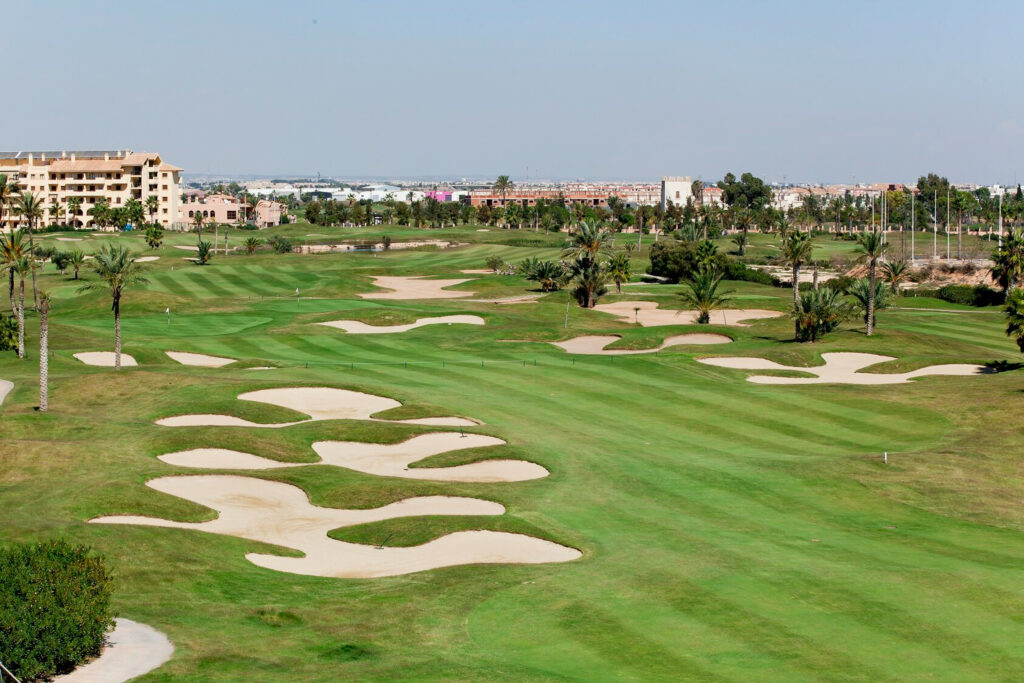 Bunkers on fairway at La Serena Golf Course