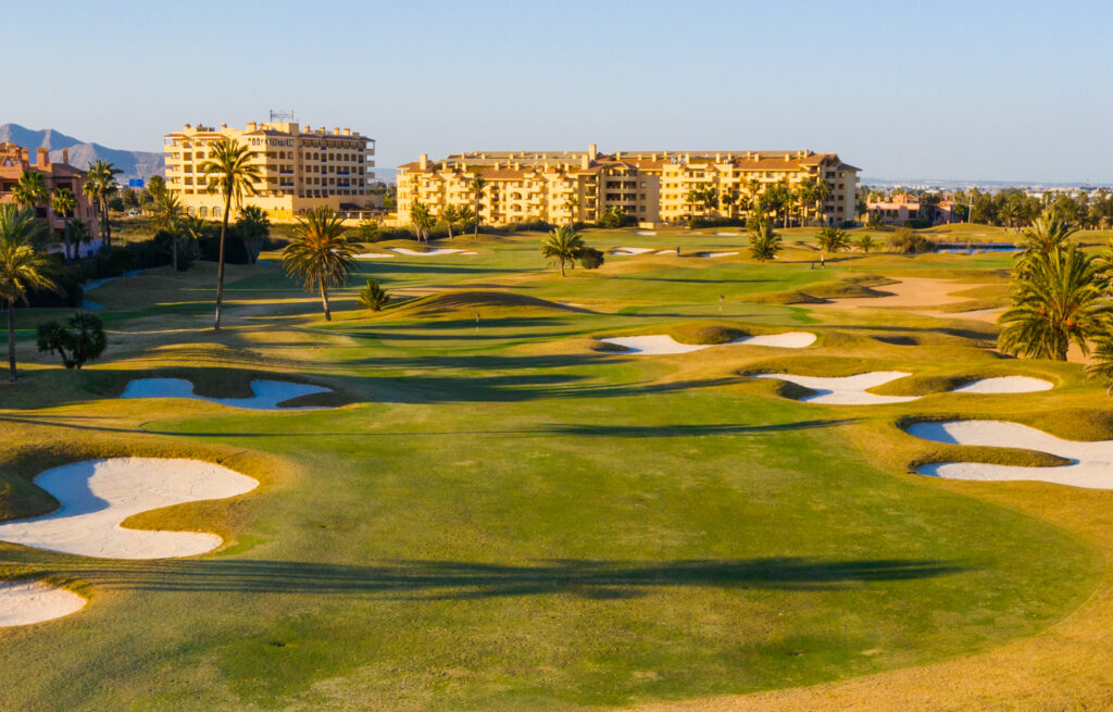 Bunkers on fairway at La Serena Golf Course