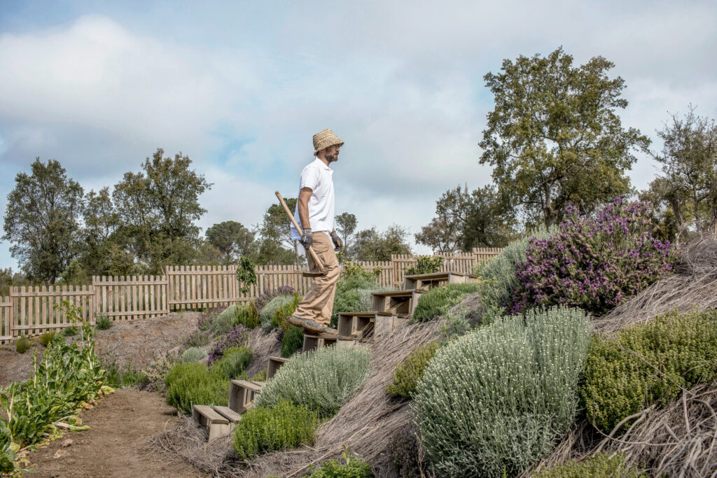 Gardener at La Vida Hotel at Camiral Golf & Wellness