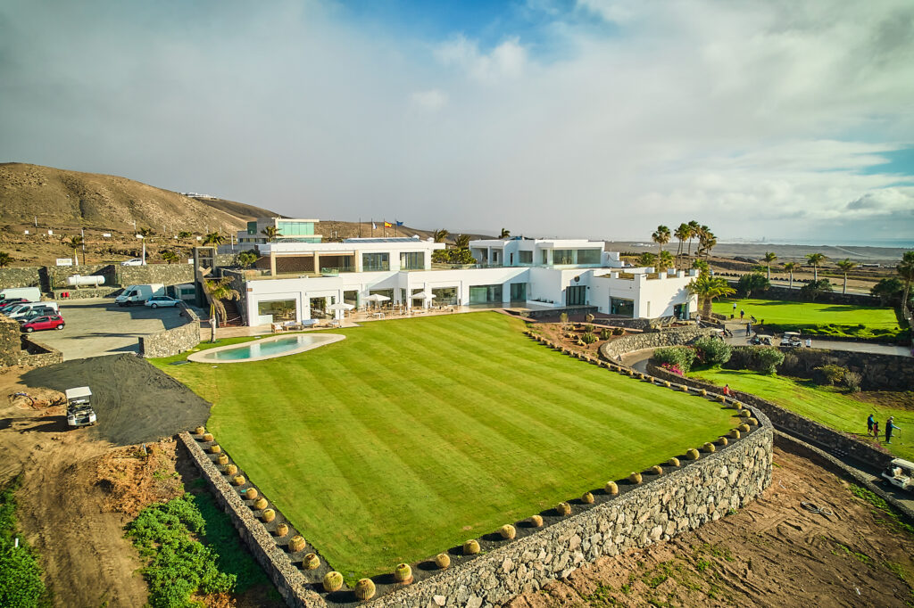 Aerial view of building at Lanzarote Golf