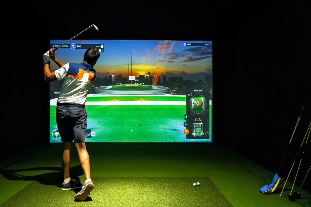 Indoor practice facilities at Lanzarote Golf