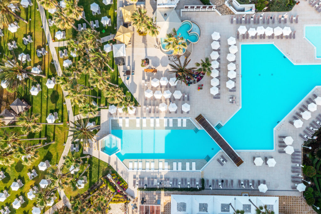 Aerial view of the outdoor pool at Leonardo Plaza Cypria Maris