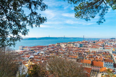 a picture overview of Lisbon city