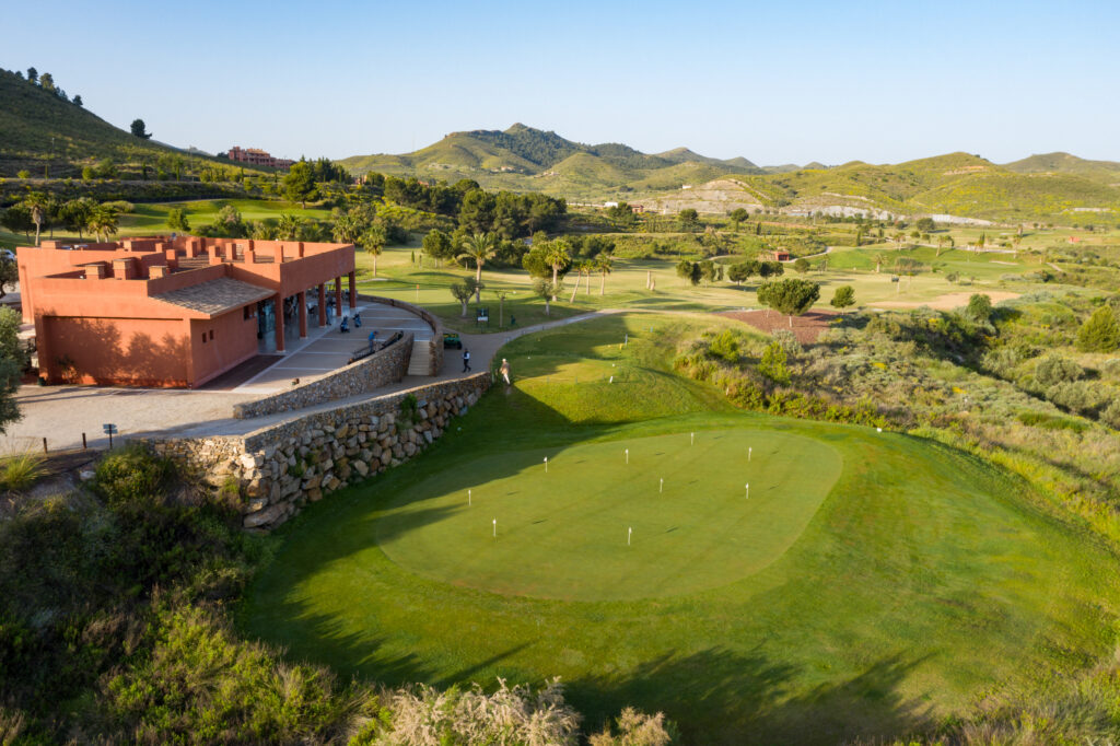 Practice facilities at Lorca Golf Course