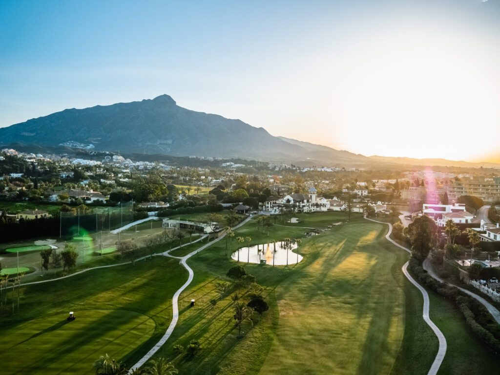 Aerial view of Los Naranjos Golf Course