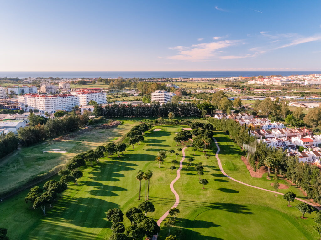 Aerial view of Los Naranjos Golf Course