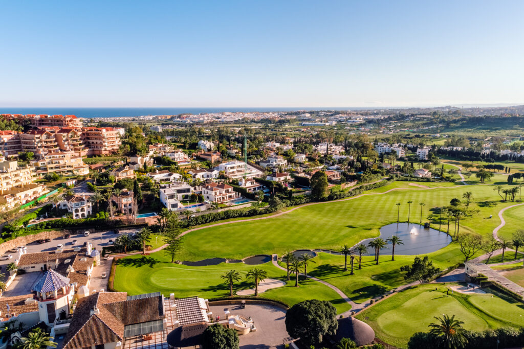 Aerial view of Los Naranjos Golf Course