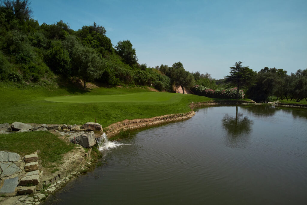 Lake on fairway at Marbella Golf & Country Club