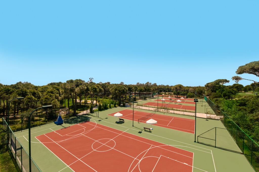 Tennis courts at Maxx Royal Belek Golf Resort