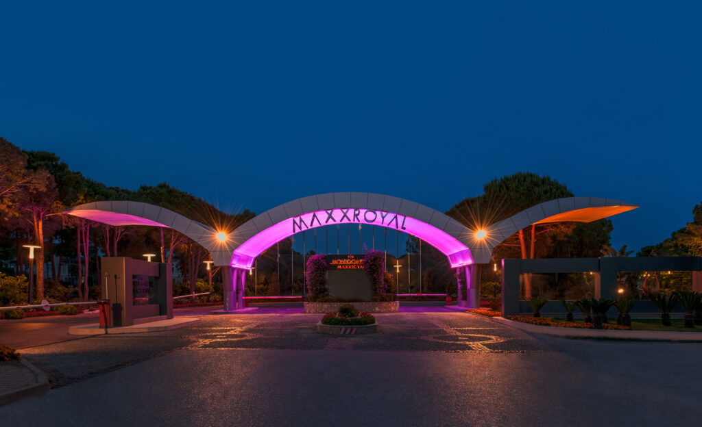 Exterior of the entrance to Maxx Royal Belek Golf Resort