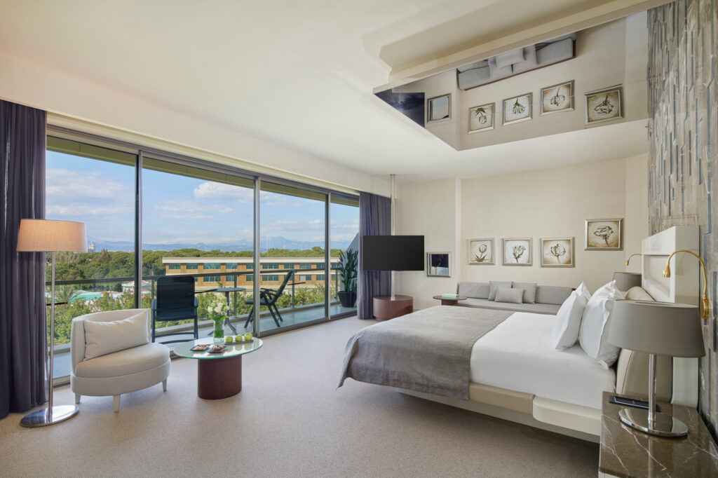 Double bed accommodation at Maxx Royal Belek Golf Resort