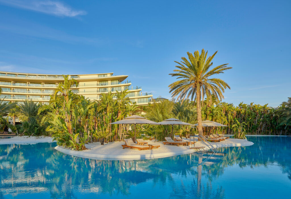 Outdoor pool with loungers at Maxx Royal Belek Golf Resort