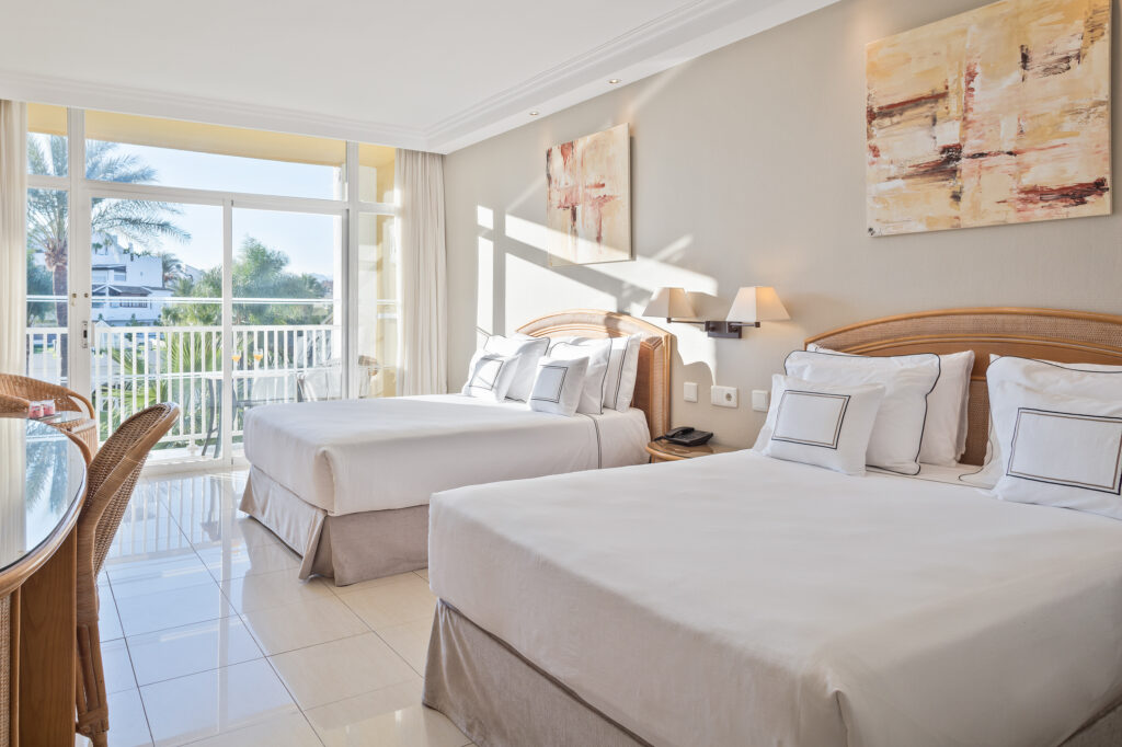 Twin bed accommodation at Melia Marbella Banus