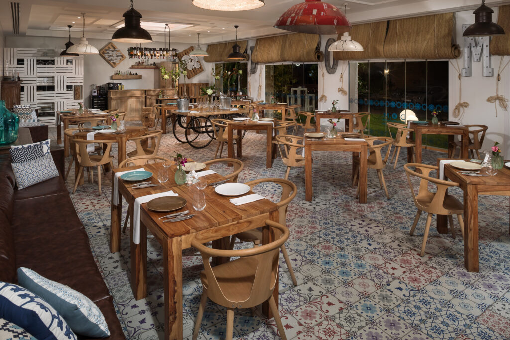 Indoor dining at Melia Marbella Banus