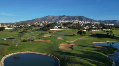 Aerial view of Mijas Los Lagos Golf Course