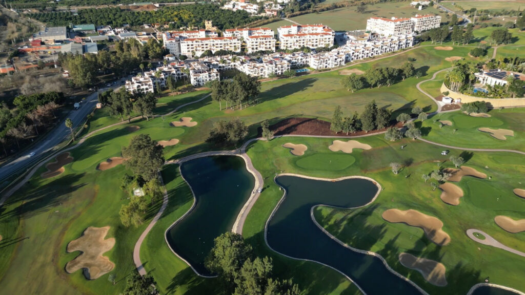 Aerial view of Mijas Los Olivos Golf Course