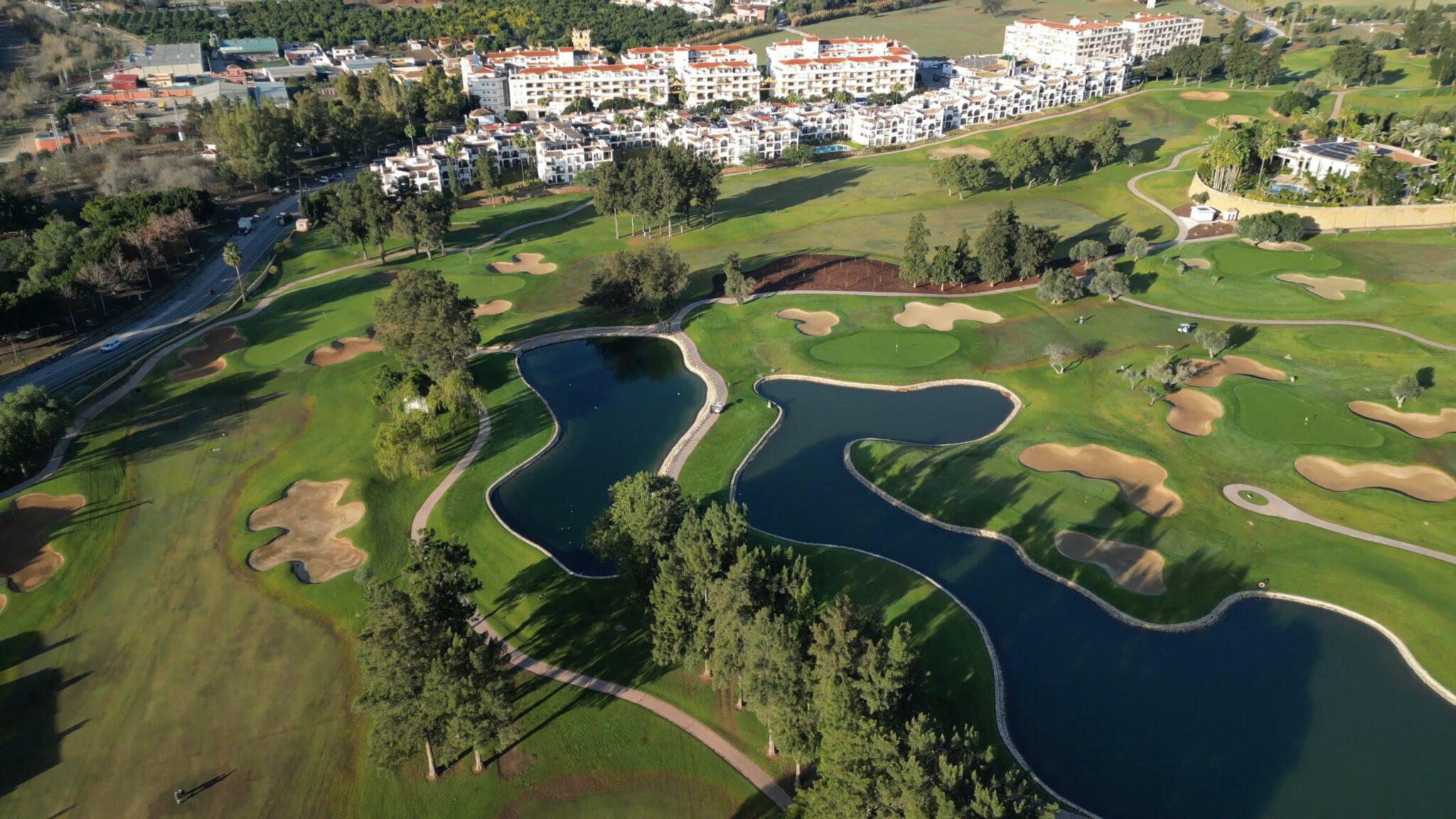 Aerial view of Mijas Los Olivos Golf Course