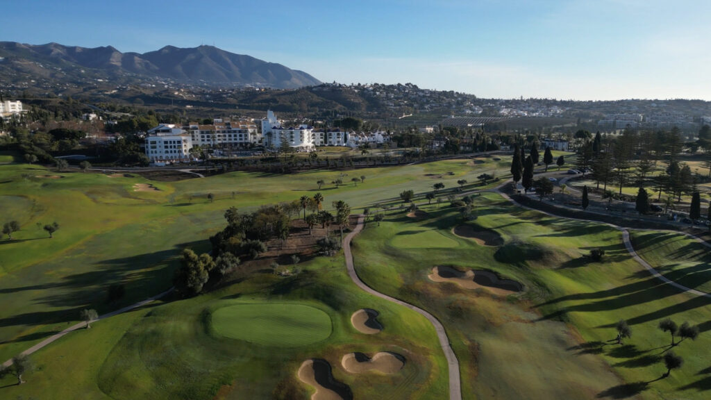 Aerial view of Mijas Los Olivos Golf Course