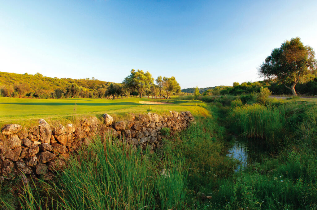 River and fairway at Alamos golf course
