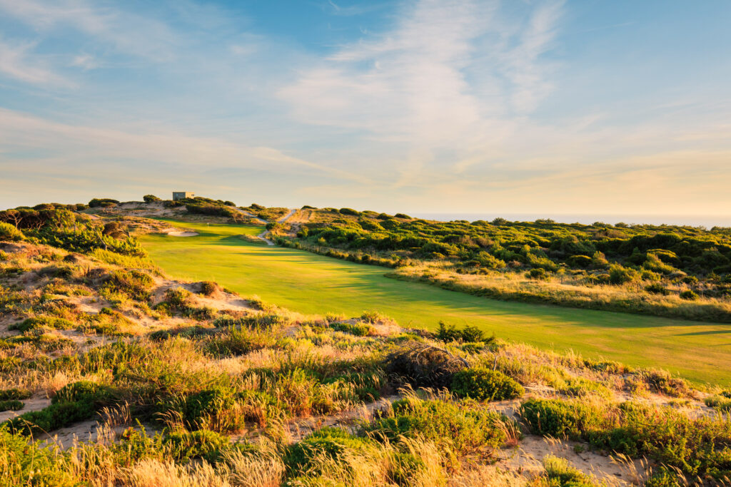 Aerial view of fairway at Oitavos Dunes Golf Course