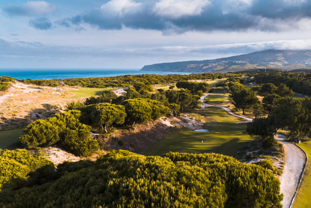 Aerial view of fairway at Oitavos Dunes Golf Course