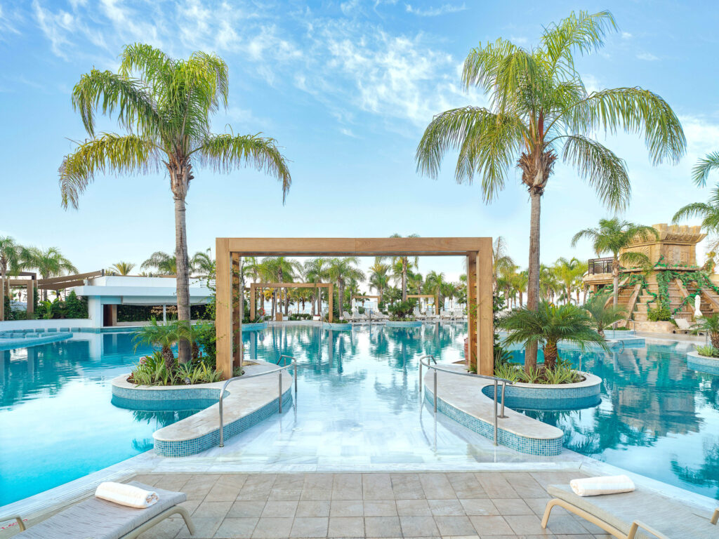 Outdoor pool at Olympic Lagoon Hotel