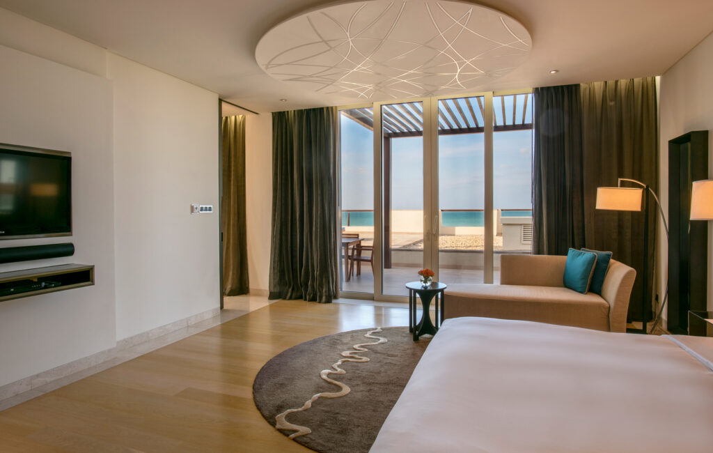 Double bed accommodation at Park Hyatt Abu Dhabi