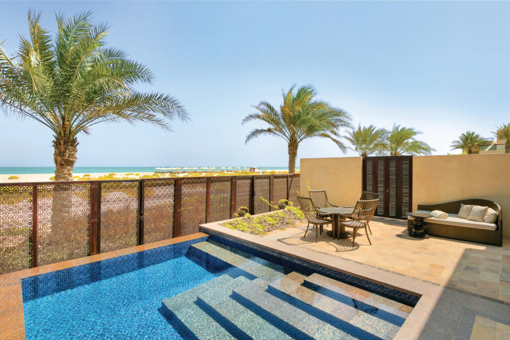 Outdoor private pool at Park Hyatt Abu Dhabi