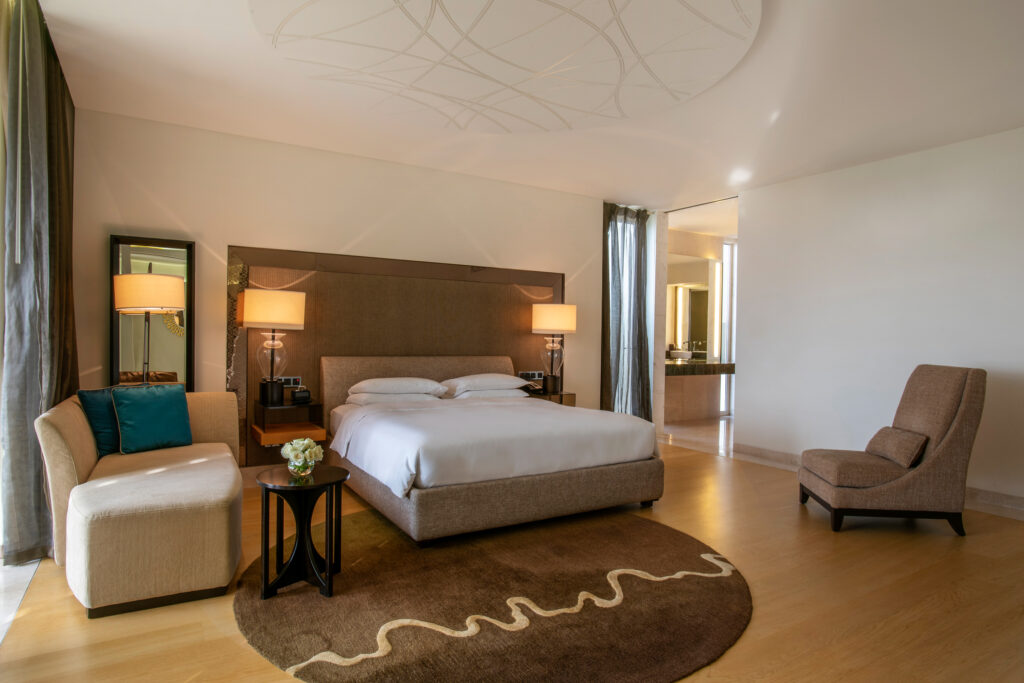 Double bed accommodation at Park Hyatt Abu Dhabi