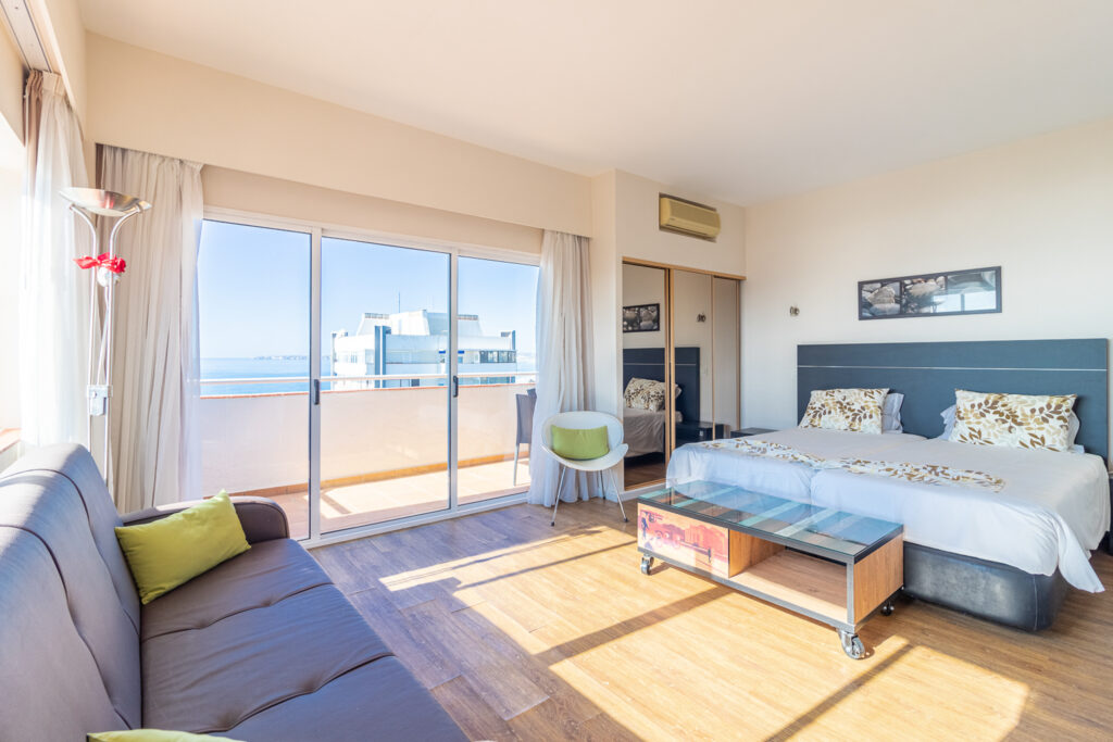 Double bed accommodation at Pestana Alvor Atlantico
