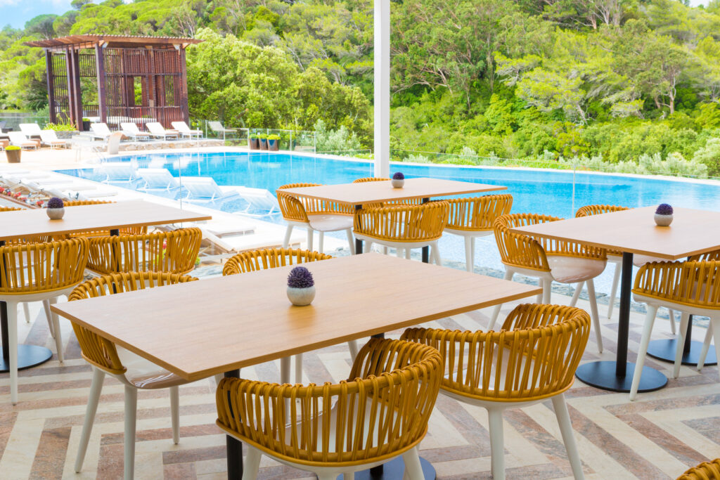 Outdoor dining at Penha Longa Resort