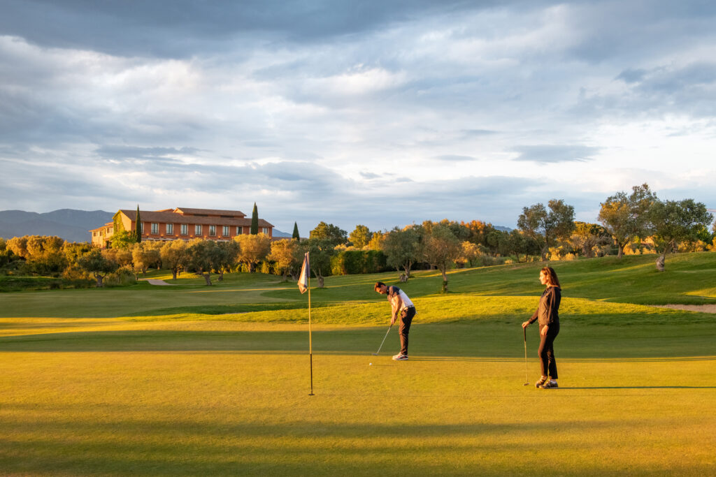 People playing golf at Peralada Golf Course