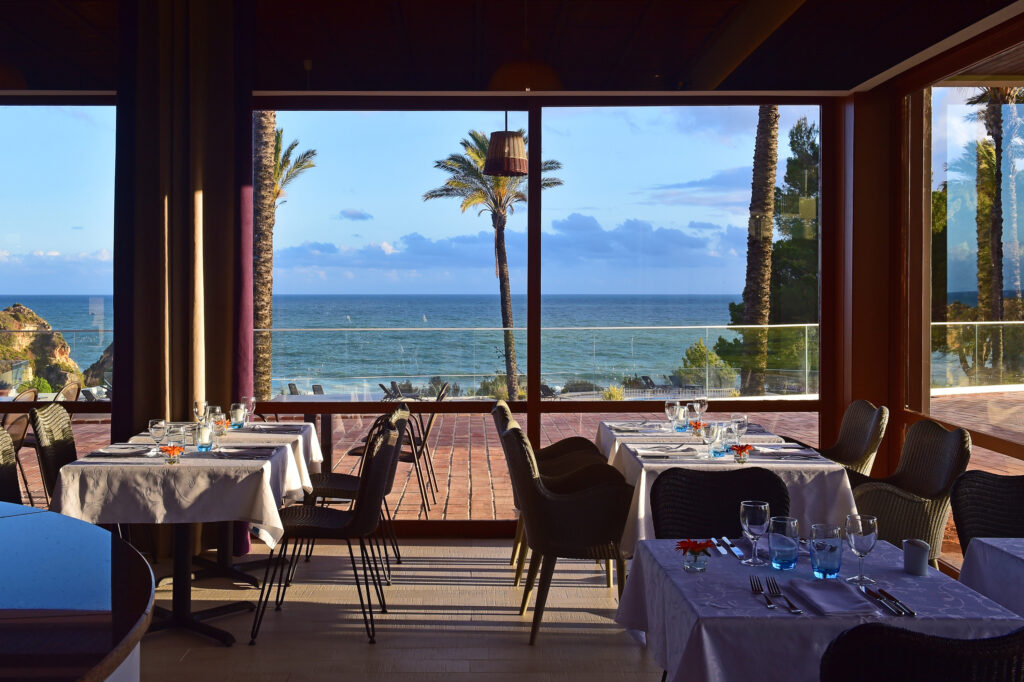 Restaurant at Pestana Alvor Praia with beach view