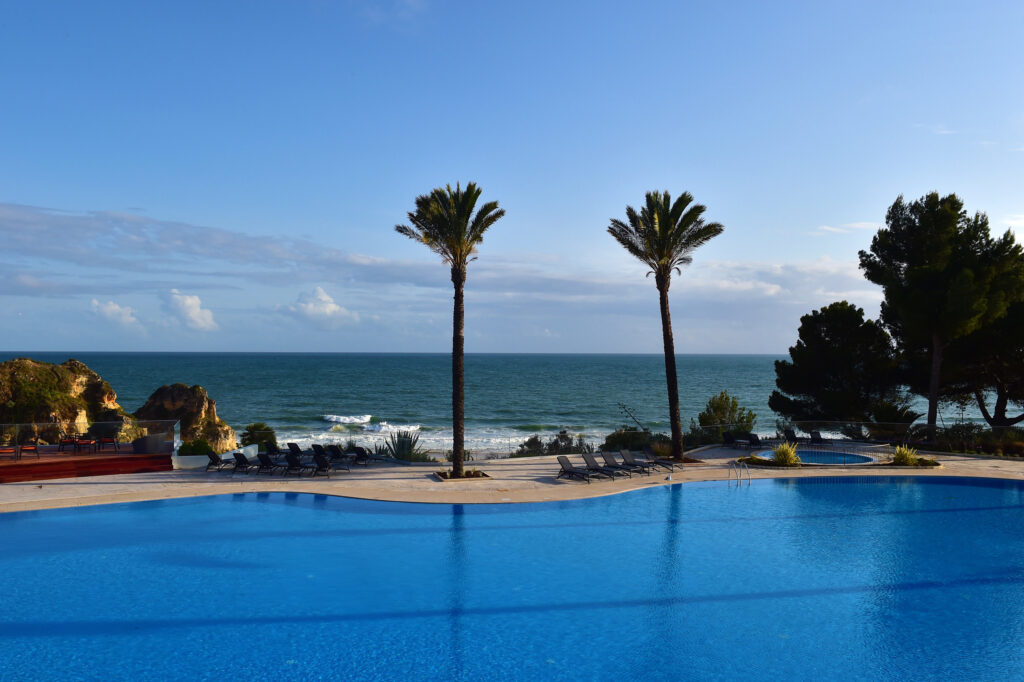 Outdoor Pool with beach view at Pestana Alvor Praia