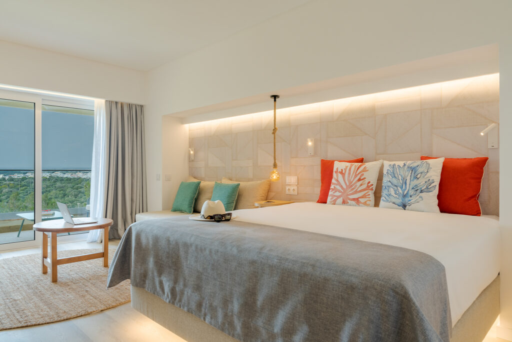 Double bed accommodation at Pestana Delfim