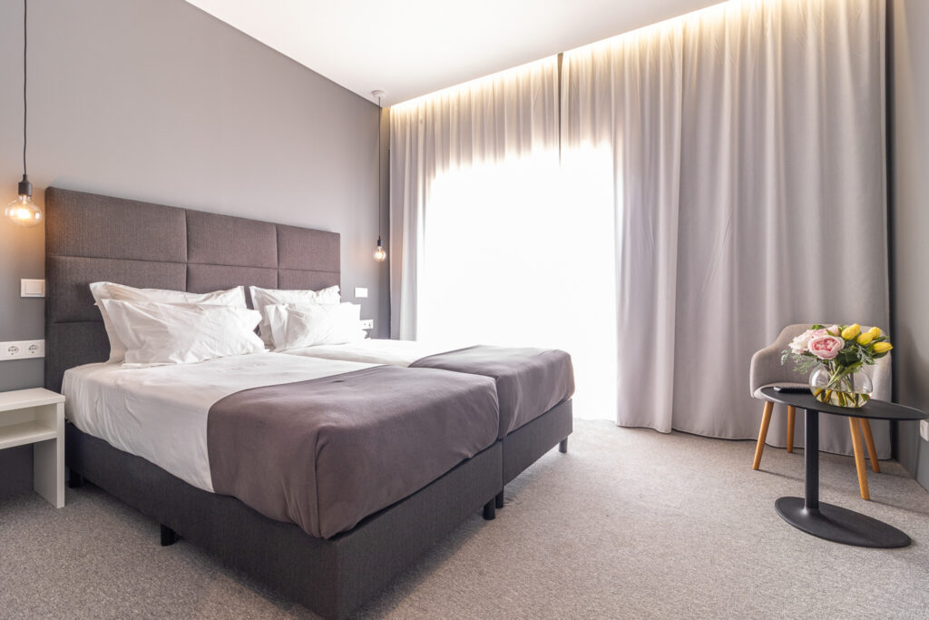 Double bed accommodation at Pestana Gramacho Residences Golf Resort