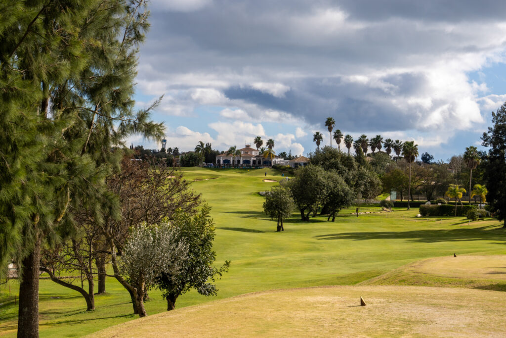 Fairway with clubhouse in background at Gramacho Golf Course