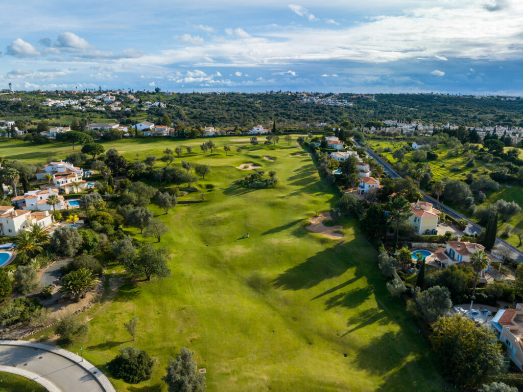 Aerial view of the fairway at Gramacho Golf Course