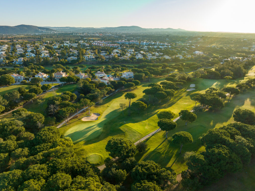 Aerial view of Vila Sol Golf Course