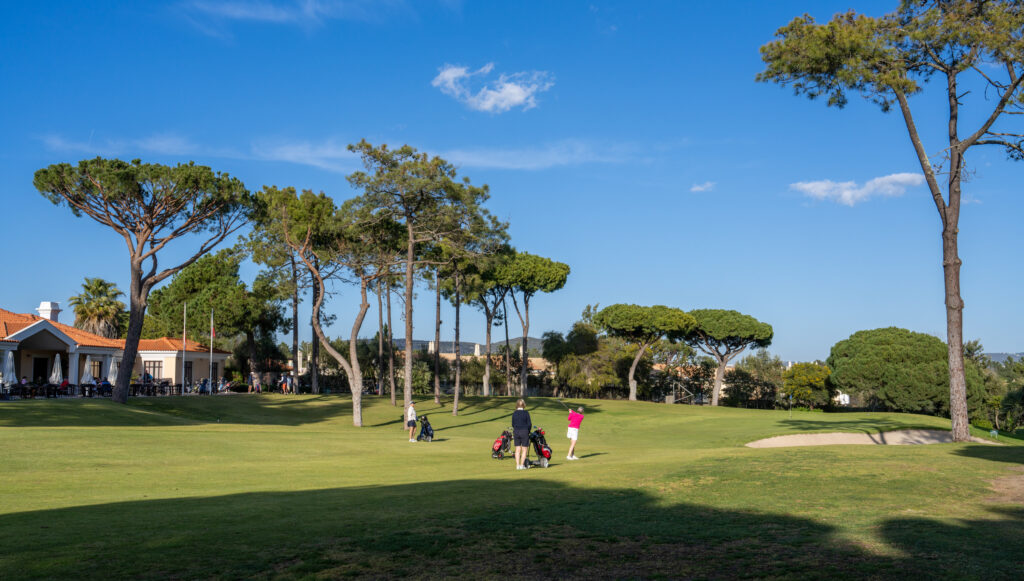 People playing golf at Vila Sol Golf Course