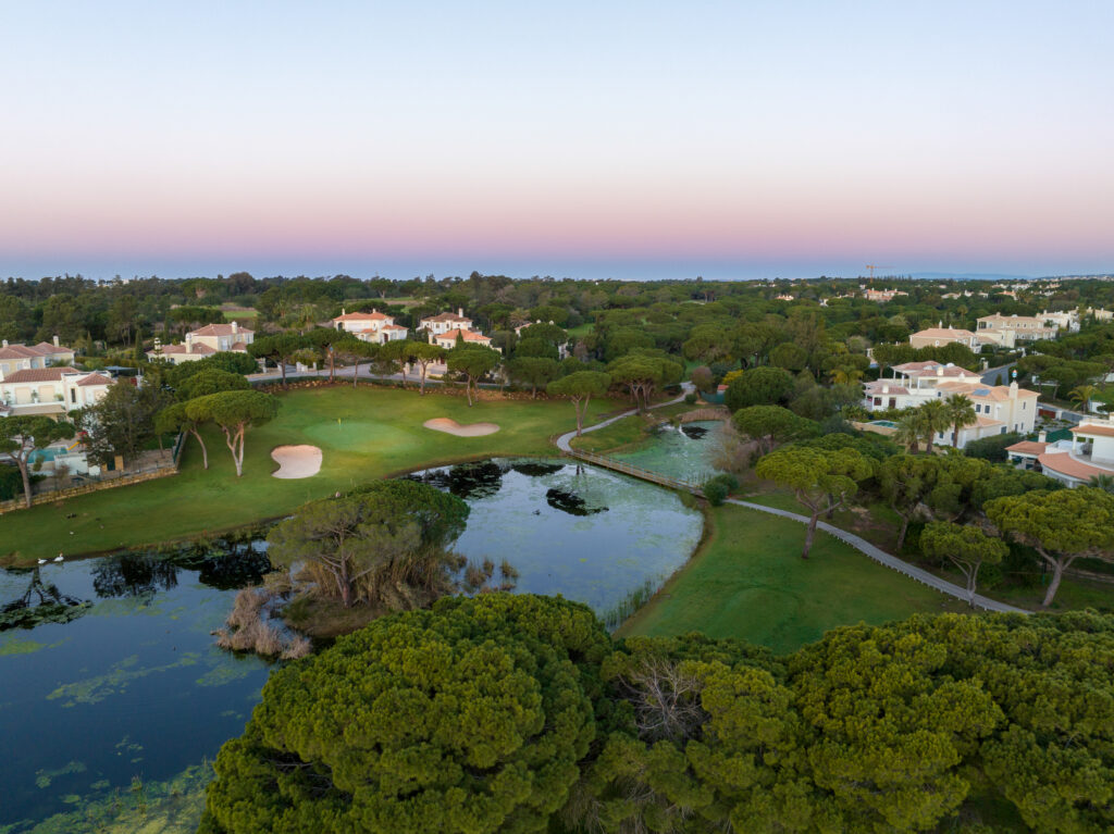 Aerial view of Vila Sol Golf Course