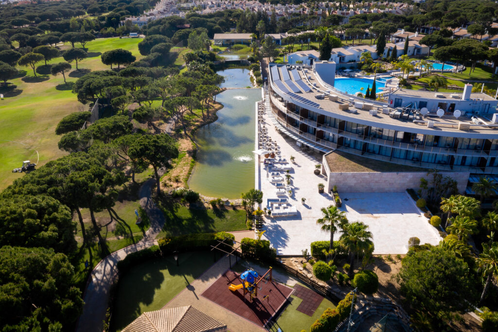 Birdseye view of the Pestana Vila Sol Golf Resort