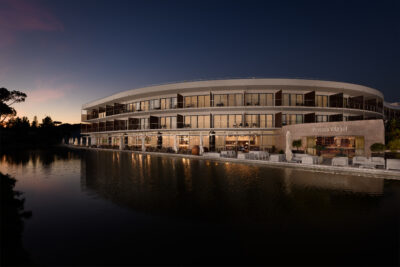 Outdoor view of Pestana Vila Sol Golf Resort at Night