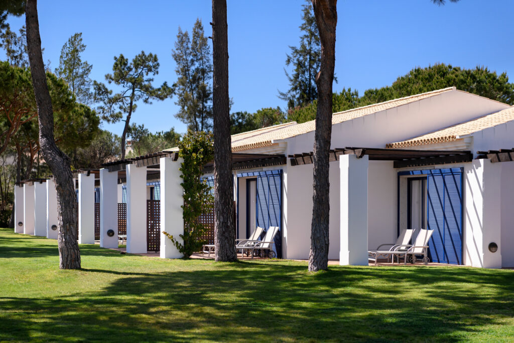 Outdoor view of accommodation with terraces at Pestana Vila Sol Golf Resort