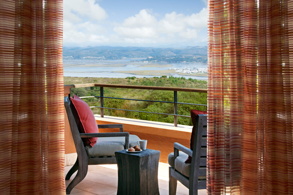 Balcony at Pezula Hotel