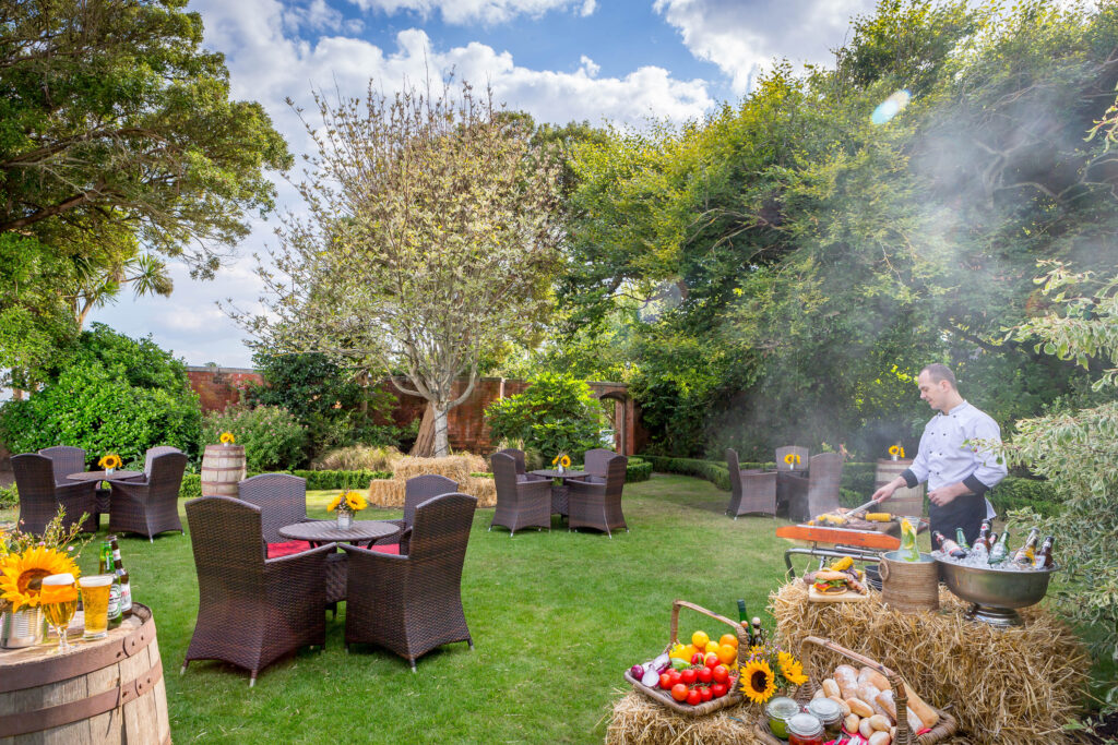 Outdoor barbeque dining at Portmarnock Resort & Jameson Golf Links