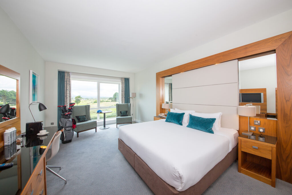 Double bed accommodation at Portmarnock Resort & Jameson Golf Links