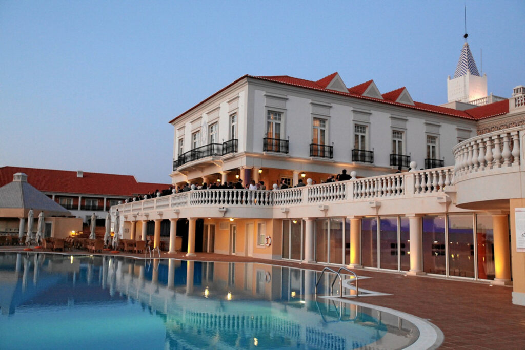 Exterior of Praia D'el Rey Marriott Golf and Beach Resort with outdoor pool