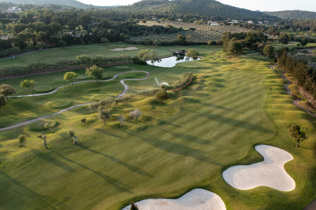 Aerial view of Pula Golf Club